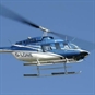 blue sky helicopter